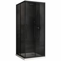 Душевой уголок ABBER Schwarzer Diamant AG02080BDTH 80х80 см схема 1