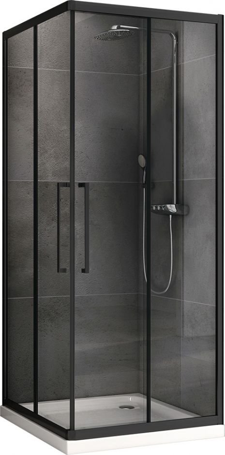 Душевой уголок ABBER Schwarzer Diamant AG02080BH 80х80 см