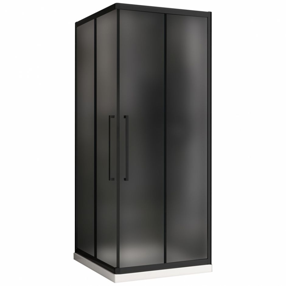 Душевой уголок ABBER Schwarzer Diamant AG02080BMH 80х80 см