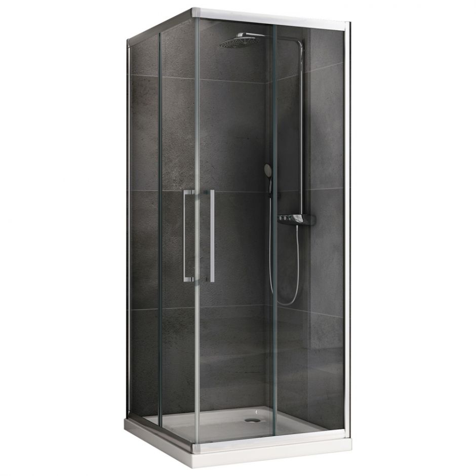 Изображение Душевой уголок ABBER Schwarzer Diamant AG02080H 80х80 см