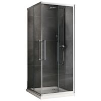 Душевой уголок ABBER Schwarzer Diamant AG02080H 80х80 см схема 1