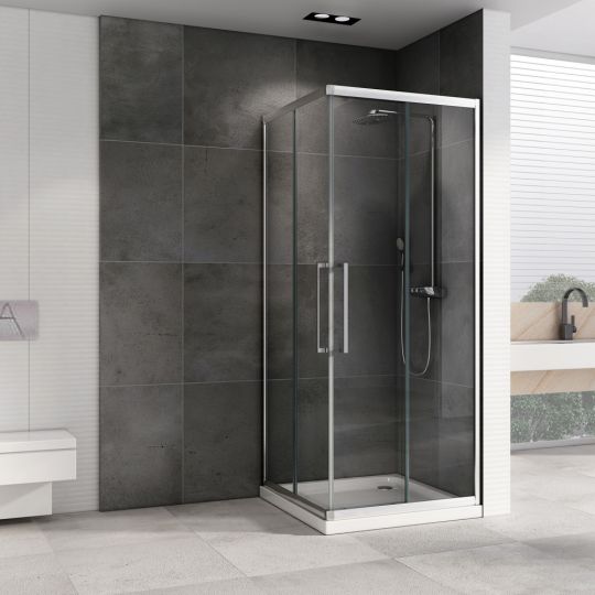 Душевой уголок ABBER Schwarzer Diamant AG02080H 80х80 см схема 3
