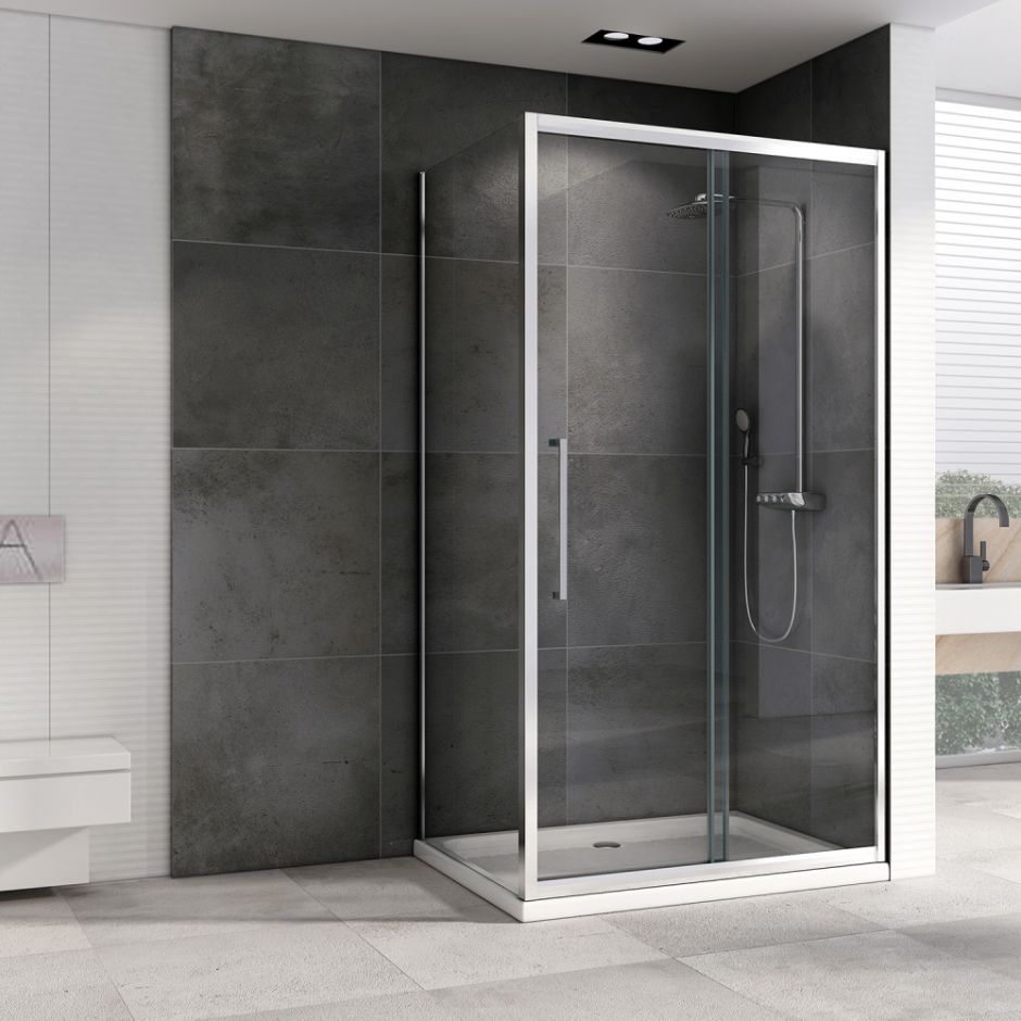 Душевой уголок ABBER Schwarzer Diamant AG30100H-S80 100х80 см ФОТО