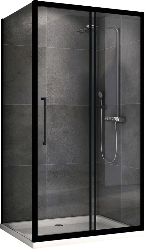 Душевой уголок ABBER Schwarzer Diamant AG30110BH-S50B 110х50 см