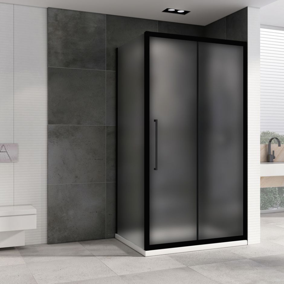 Душевой уголок ABBER Schwarzer Diamant AG30140BMH-S100BM 140х100 см ФОТО