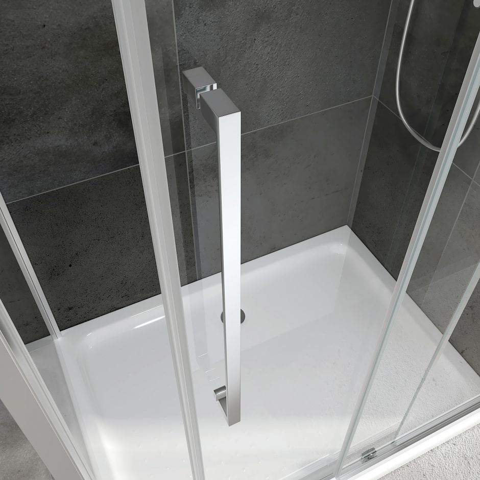 Душевой уголок ABBER Schwarzer Diamant AG30140H-S90 140х90 см ФОТО