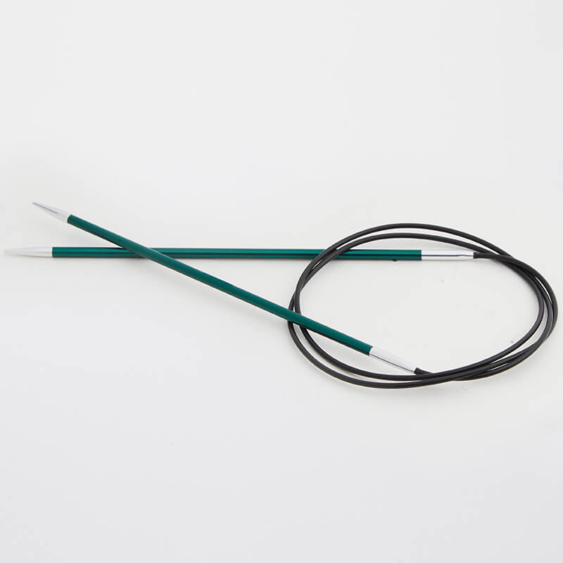 Спицы круговые Zing  KnitPro на леске 80 см
