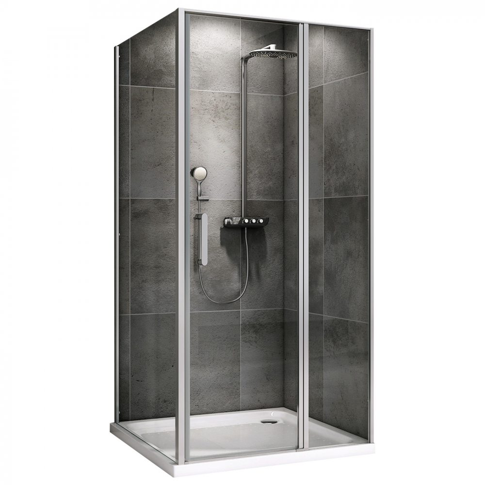 Душевой уголок ABBER Sonnenstrand AG04120S-S100 120х100 см цена от 41 140 ₽ Фото Душевой уголок ABBER Sonnenstrand AG04120S-S100 120х100 см