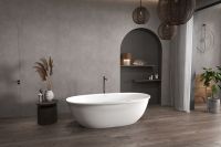 Ванна из искусственного камня ABBER Stein AS9631 белая матовая схема 11 Ванна из искусственного камня ABBER Stein AS9631 белая матовая схема 11