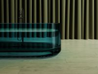 Прозрачная ванна ABBER Kristall AT9708Aquamarin бирюзовая схема 7