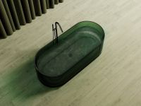 Прозрачная ванна ABBER Kristall AT9708Emerald зеленая схема 5