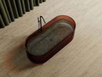 Прозрачная ванна ABBER Kristall AT9708Opal коричневая схема 5