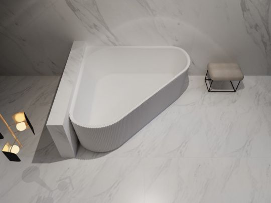 Акриловая ванна ABBER AB9446MW белая матовая схема 10