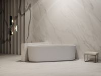 Акриловая ванна ABBER AB9446MW белая матовая схема 11