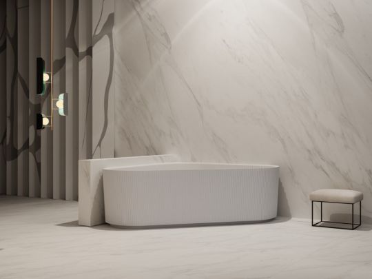 Акриловая ванна ABBER AB9446MW белая матовая схема 11