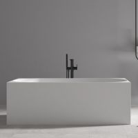 Акриловая ванна ABBER AB9281 белая схема 1