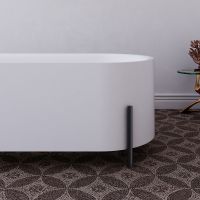 Акриловая ванна ABBER AB9443 белая схема 12