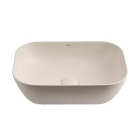 Раковина накладная ABBER Rechteck AC2200MBE светло-бежевая матовая схема 3