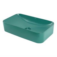 Раковина накладная ABBER Rechteck AC2204MBG зеленая матовая схема 1