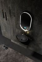 Раковина накладная карбоновая ABBER Karbon AK2042 черная схема 3