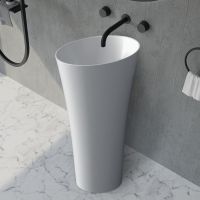 Раковина отдельностоящая ABBER Stein AS2509-H белая матовая схема 1