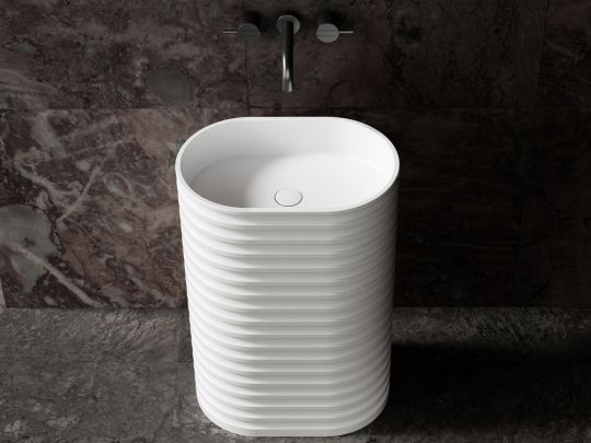 Раковина отдельностоящая ABBER Stein AS2550-H белая матовая схема 4 Раковина отдельностоящая ABBER Stein AS2550-H белая матовая схема 4