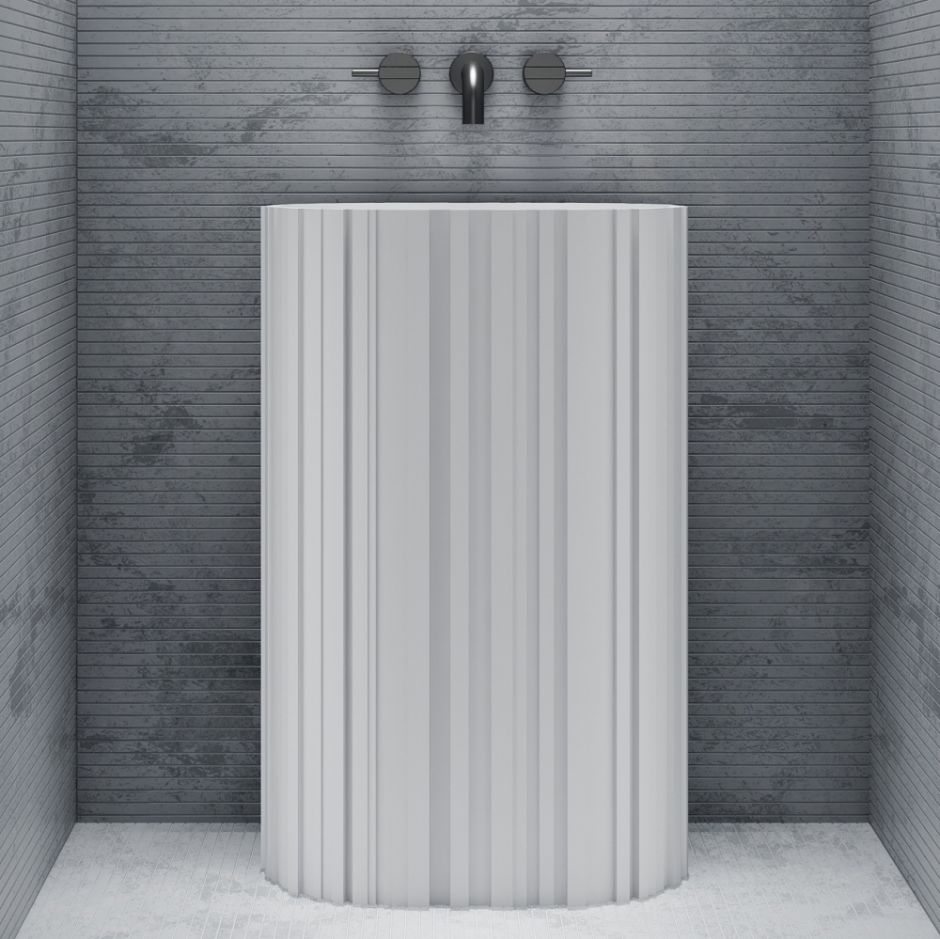 Изображение Раковина отдельностоящая ABBER Stein AS2551-H белая матовая