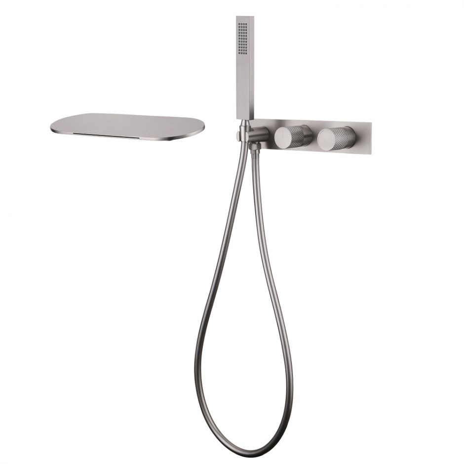 Изображение Смеситель ABBER Rund AF8731SP для ванны скрытого монтажа, сатин