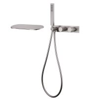 Смеситель ABBER Rund AF8731SP для ванны скрытого монтажа, сатин схема 1