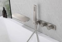 Смеситель ABBER Rund AF8731SP для ванны скрытого монтажа, сатин схема 3