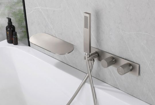 Смеситель ABBER Rund AF8731SP для ванны скрытого монтажа, сатин схема 3