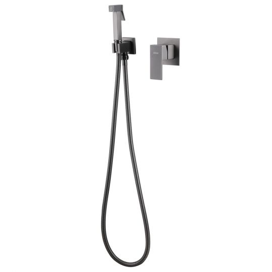 Смеситель ABBER Daheim AF8225NG с гигиеническим душем, никель схема 3