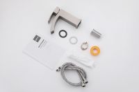 Смеситель ABBER Wasserfall AF8610SP для раковины, сатин схема 4 Смеситель ABBER Wasserfall AF8610SP для раковины, сатин схема 4