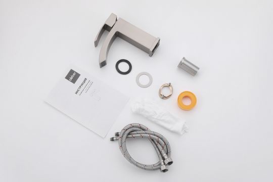 Смеситель ABBER Wasserfall AF8610SP для раковины, сатин схема 4 Смеситель ABBER Wasserfall AF8610SP для раковины, сатин схема 4