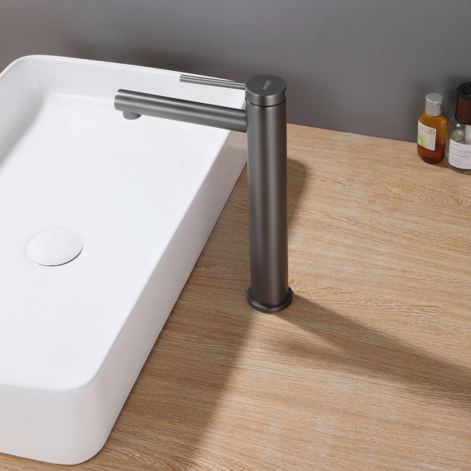 Смеситель ABBER Emotion AF8811NG для накладной раковины, никель ФОТО