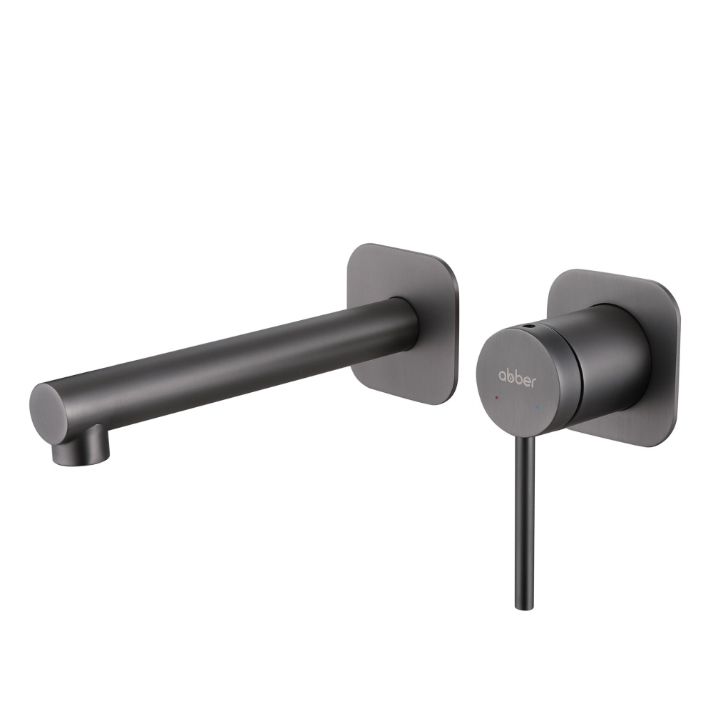 Смеситель ABBER Emotion AF8812NG для раковины скрытого монтажа, никель цена от 22 100 ₽ Фото Смеситель ABBER Emotion AF8812NG для раковины скрытого монтажа, никель