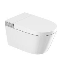 Электронный унитаз-биде ABBER Bequem AC1120S подвесной белый схема 1