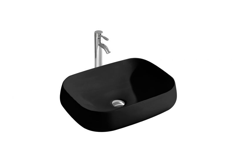 Раковина накладная для установки на столешницу AQUATEK AQ5526-MB матовый черный