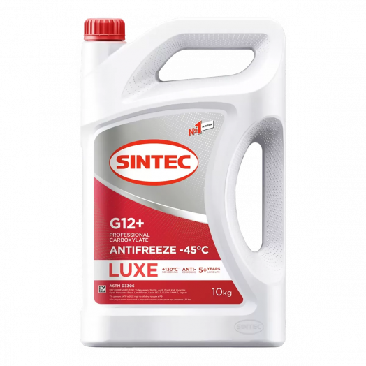 Sintec Antifreeze Luxe G12+ red -45 °С, 10кг