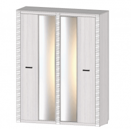 Ривьера Шкаф 4-х створчатый (ш1717*г545*в2200мм) Анкор светлый