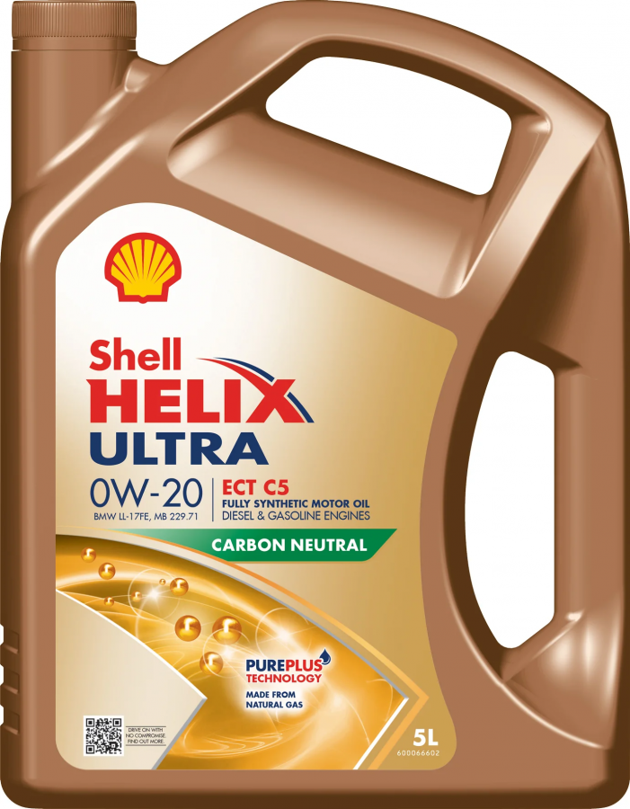 Shell Helix Ultra ECT C5 0W-20, 5л