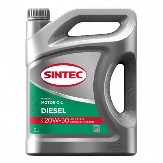 Sintec Diesel 20W-50 CF-4/SJ, 5л