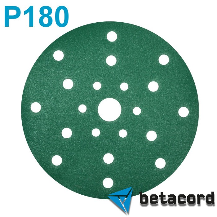 Betacord Malahit P180 Абразивный круг D150мм. 21 отверстие, в упаковке 100шт.