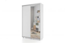 Шкаф-купе -PRIME 2-хдвер. ОР12-6.ZD (ш1200*г600*в2300мм),белый