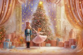 Фон стена "New year wall №45"