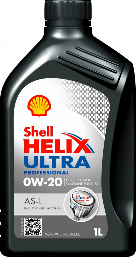 Shell Helix Ultra Professional AS-L 0W-20, 1л