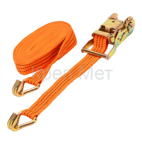 Ремень багажный с крюками, 10 x 0.038м, храповой механизм Stels