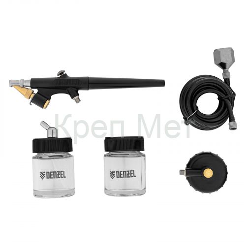 Аэрограф с нижним бачком AB2, 0,8 мм, 22 мл, 11 л/мин Denzel