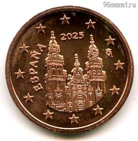 Испания 2 евроцента 2025