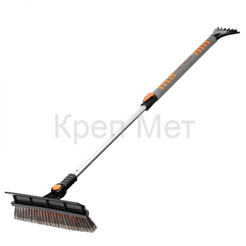 Щетка-сметка для снега со скребком телескопическая 900-1300 мм Stels
